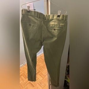 Back-to-School Special; Gently-worn Gap Khakis in Slim fit; W 43, L 32; Green